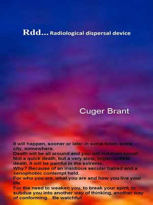 cover image of Rdd ...Radiological Dispersal Device